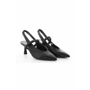 Kennel & Schmenger pantofi cu toc de piele Bella culoarea negru, 31-74150 imagine