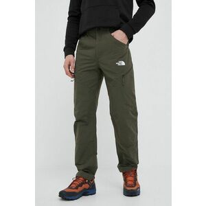 The North Face pantaloni de exterior Exploration culoarea verde imagine