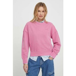 Pepe Jeans bluza femei, culoarea roz, neted imagine