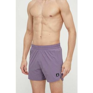 adidas pantaloni scurți de baie culoarea violet IR6206 imagine