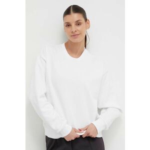 adidas bluză femei, culoarea alb, uni IW1267 imagine
