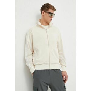 adidas Originals bluză bărbați, culoarea bej, cu imprimeu IR9892 imagine