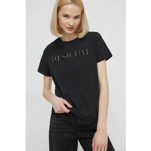 Desigual tricou din bumbac femei, culoarea negru imagine