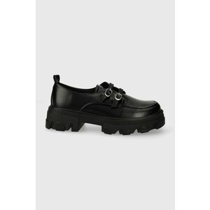 Answear Lab pantof femei, culoarea negru, cu toc plat imagine
