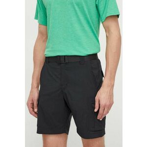 Columbia pantaloni scurți sport Silver Ridge Utility bărbați, culoarea negru 2030744 imagine