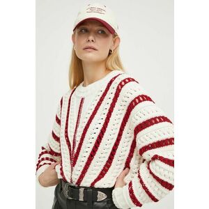 BA&SH pulover femei, culoarea bej imagine
