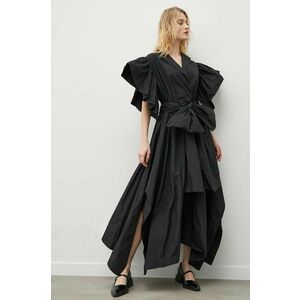 MMC STUDIO rochie culoarea negru, mini, oversize imagine