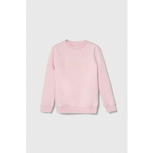 adidas bluza copii culoarea roz, cu imprimeu imagine