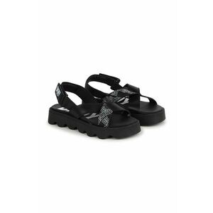 Dkny sandale din piele pentru copii culoarea negru imagine