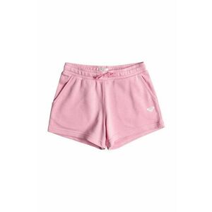 Roxy pantaloni scurti copii SURF FEELINGSHT culoarea roz, neted, talie reglabila imagine