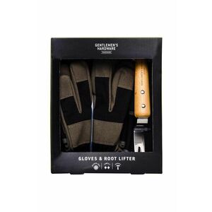 Gentlemen's Hardware set de grădinărit Leather Gloves & Root Lifter 2-pack imagine