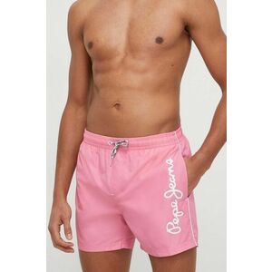 Pepe Jeans pantaloni scurti de baie culoarea roz imagine