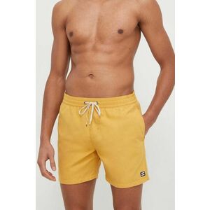 Billabong pantaloni scurti de baie culoarea galben imagine