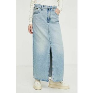 G-Star Raw fusta jeans maxi, drept imagine