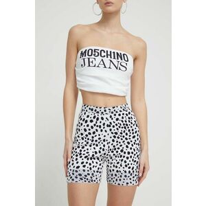 Moschino Jeans pantaloni scurti femei, modelator, high waist imagine
