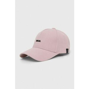BALR șapcă de baseball din bumbac culoarea roz, cu imprimeu imagine