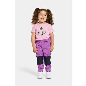 Didriksons pantaloni copii LÖVET KIDS PANT 8 culoarea violet imagine
