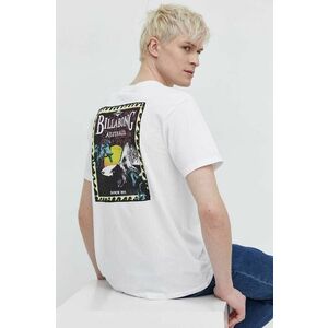 Billabong tricou din bumbac barbati, culoarea alb, cu imprimeu imagine