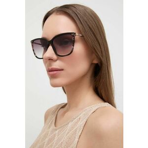 Carolina Herrera ochelari de soare femei, culoarea maro imagine
