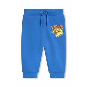 Kenzo Kids pantaloni de trening din bumbac pentru copii cu imprimeu imagine
