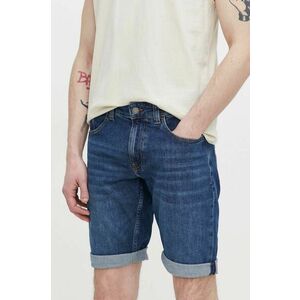 Tommy Jeans pantaloni scurti jeans barbati, culoarea albastru marin imagine