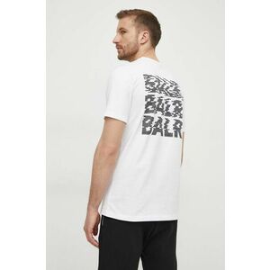 BALR. tricou din bumbac barbati, culoarea alb, cu imprimeu imagine