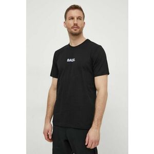 BALR. tricou din bumbac barbati, culoarea negru, cu imprimeu imagine