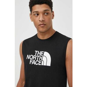 The North Face tricou din bumbac barbati, culoarea negru imagine