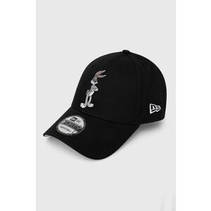 New Era șapcă de baseball din bumbac culoarea negru, cu imprimeu, BUGS BUNNY imagine
