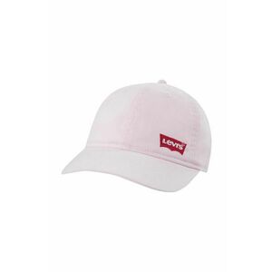 Levi's șapcă din bumbac pentru copii LAN RICHMOND BATWING CURVE BRI culoarea roz, cu imprimeu imagine