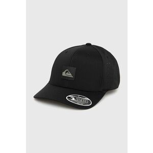 Quiksilver șapcă culoarea negru, neted imagine