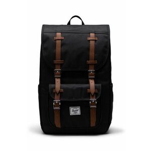 Herschel rucsac 11391-00001-OS Little America Mid Backpack culoarea negru, mare, modelator imagine