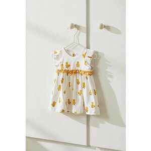 Mayoral Newborn rochie bebe culoarea galben, mini, evazati imagine