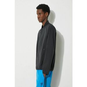 adidas Originals bluză bărbați, culoarea negru, cu imprimeu IM9883 imagine