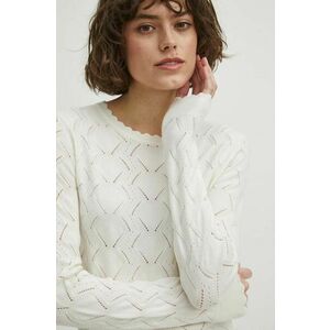 Medicine pulover femei, culoarea bej, light imagine