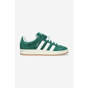 adidas Originals sneakers din piele întoarsă Campus 00s culoarea verde H03472 imagine