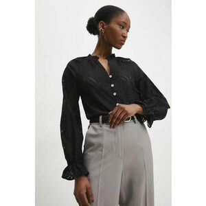 Answear Lab camasa femei, culoarea negru, regular imagine