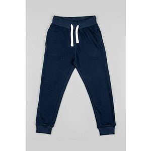 zippy pantaloni de trening pentru copii culoarea albastru marin, neted imagine