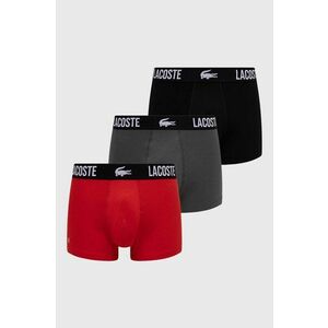 Lacoste boxeri 3-pack barbati, culoarea negru imagine