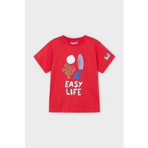 Mayoral tricou de bumbac pentru copii culoarea rosu, cu imprimeu imagine