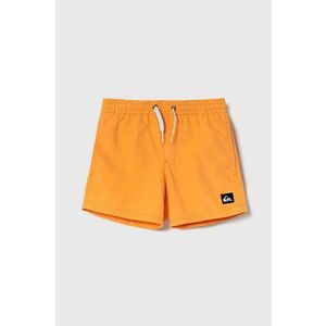 Quiksilver pantaloni scurti de baie copii SOLID YTH 14 culoarea portocaliu imagine
