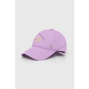 Roxy șapcă de baseball din bumbac culoarea violet, cu model ERJHA04265 imagine