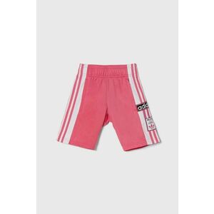 adidas Originals pantaloni scurti copii culoarea roz, modelator imagine