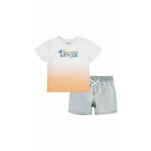 Levi's set de bumbac pentru bebelusi culoarea portocaliu imagine