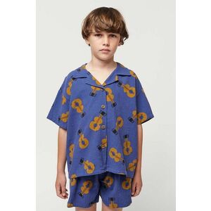 Bobo Choses camasa de bumbac pentru copii culoarea albastru marin imagine