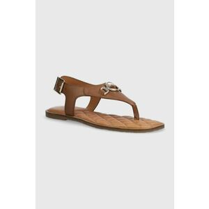Barbour sandale de piele Vivienne femei, culoarea maro, LFO0682TA52 imagine