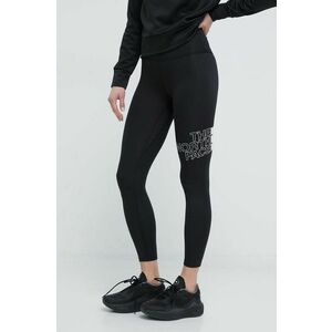 The North Face leggins sport Flex femei, culoarea negru, neted imagine