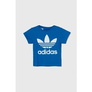 adidas Originals tricou de bumbac pentru copii TREFOIL TEE cu imprimeu imagine