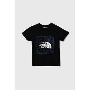 The North Face tricou de bumbac pentru copii NEW GRAPHIC TEE culoarea negru, cu imprimeu imagine