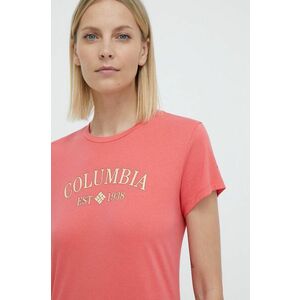 Columbia tricou Trek femei, culoarea roșu 1992134 imagine